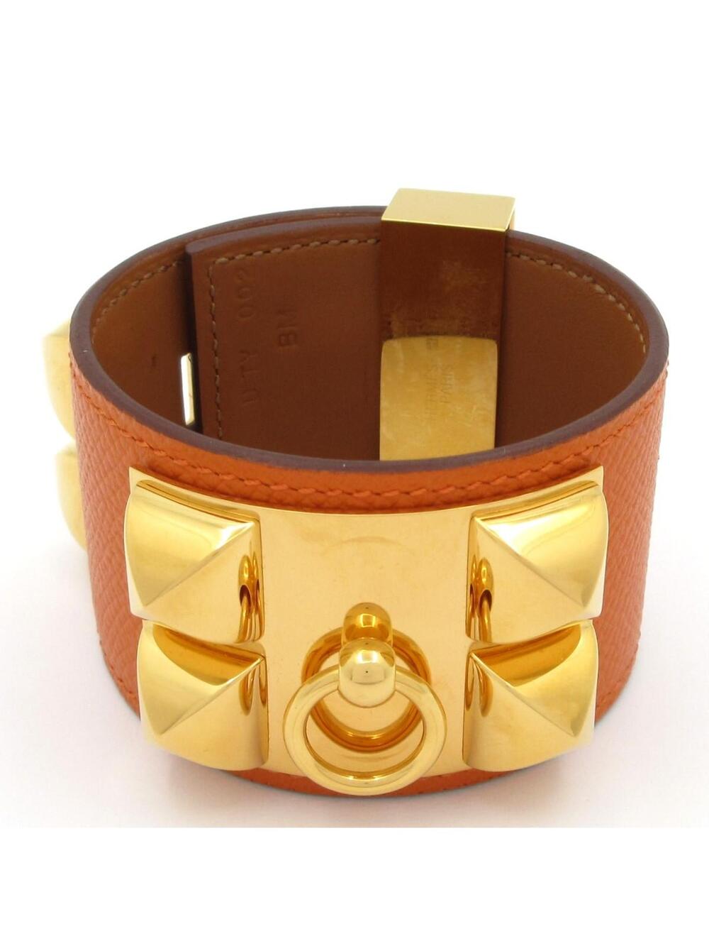 Hermes Collied Cyan/Medor Orange Gold #343299H81B